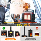 Fireplace Fan | Heat-Powered 4-Blade & Quiet