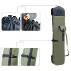 Fishing Rod & Tackle Bag | Durable Water-Resistant Oxford | Holds 5 Rods