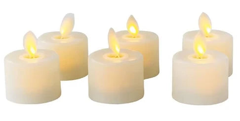 Flameless Candles | Realistic Flicker & Remote Control | 6-Piece Set