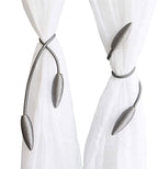 Curtain Tieback | Malleable Aluminum & Polyester Cover | Tool-Free