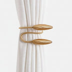Curtain Tieback | Malleable Aluminum & Polyester Cover | Tool-Free
