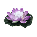 Floating Pond Light | Lotus-Shaped Warm LED & Waterproof | 28 x 28 cm