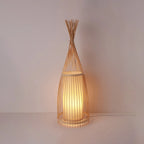 Floor Lamp | Bamboo Cylinder & Smart Enabled