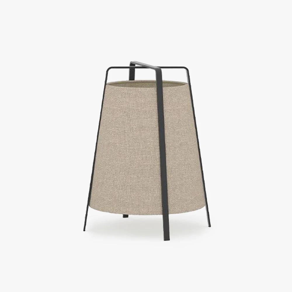 Floor Lamp | Compact Metal Frame & Fabric Shade | LED Included