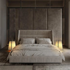 Floor Lamp | Compact Metal Frame & Fabric Shade | LED Included