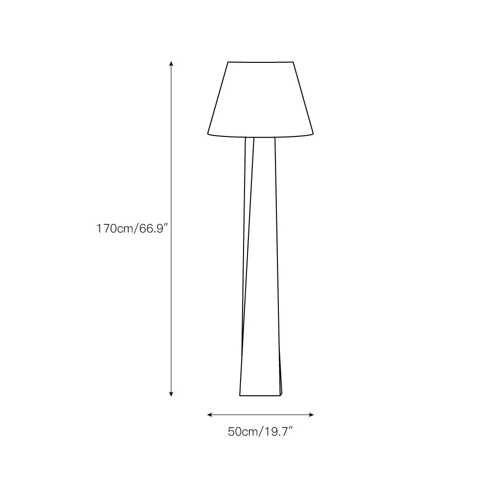 Floor Lamp | Iron Body & Fabric Shade | 170 cm Height