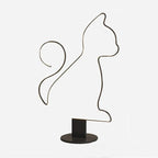 Floor Lamp | Metal & Acrylic LED | Pet Accent