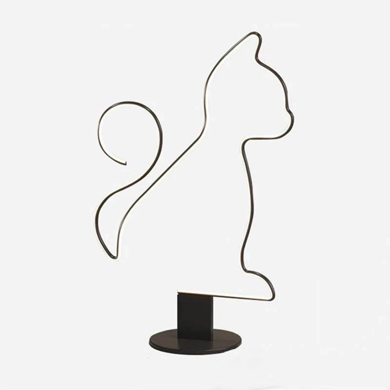 Floor Lamp | Metal & Acrylic LED | Pet Accent