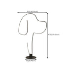 Floor Lamp | Metal & Acrylic LED | Pet Accent