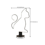 Floor Lamp | Metal & Acrylic LED | Pet Accent