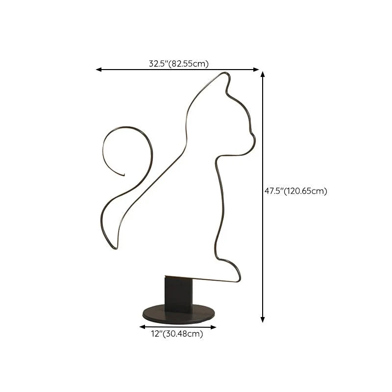 Floor Lamp | Metal & Acrylic LED | Pet Accent