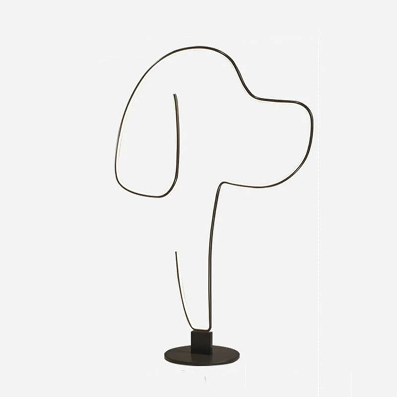 Floor Lamp | Metal & Acrylic LED | Pet Accent