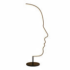 Floor Lamp | Minimalist Face-Outline Warm LED | 142 cm