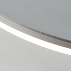 Floor Lamp | Natural Wood Table Shelf | 3-Color LED
