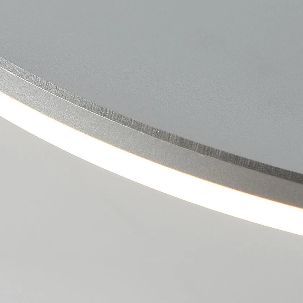 Floor Lamp | Natural Wood Table Shelf | 3-Color LED