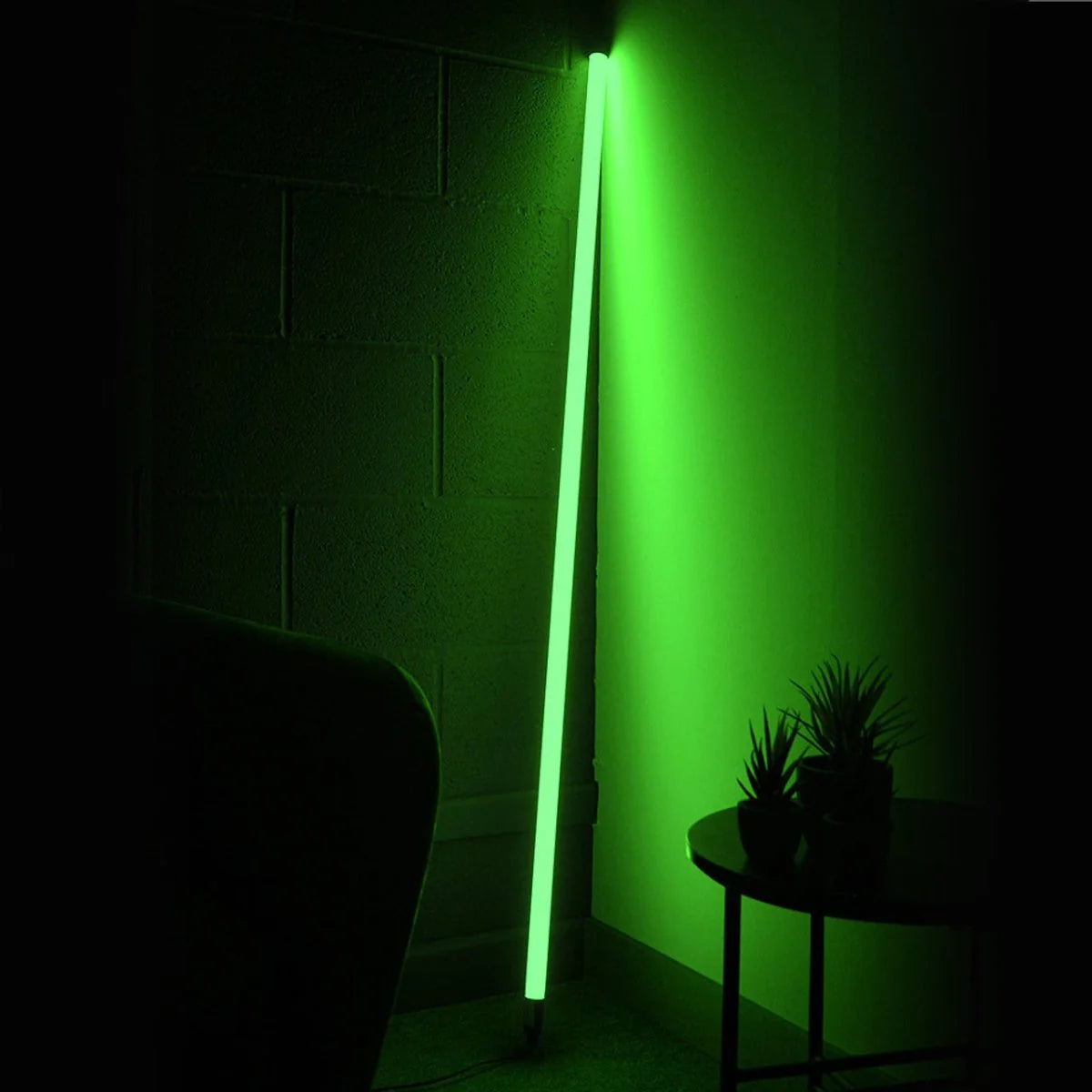 Floor Lamp | Neon Tube LED & USB/Mains Powered | Indoor/Outdoor