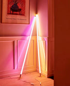 Floor Lamp | Neon Tube LED & USB/Mains Powered | Indoor/Outdoor