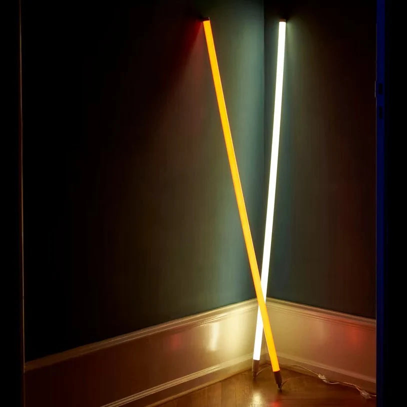 Floor Lamp | Neon Tube LED & USB/Mains Powered | Indoor/Outdoor