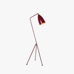 Floor Lamp | Oven-Painted Metal Shade & Foldable Post | 5 Colors