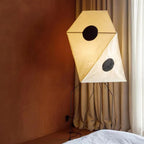 Floor Lamp | Paper Shade & Metal Base | LED Bulb Included