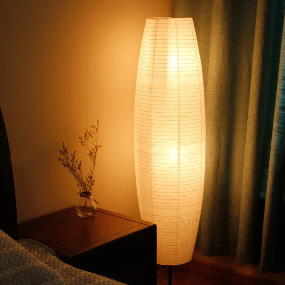 Floor Lamp | Paper Shade & Two Light Sources | 137 cm