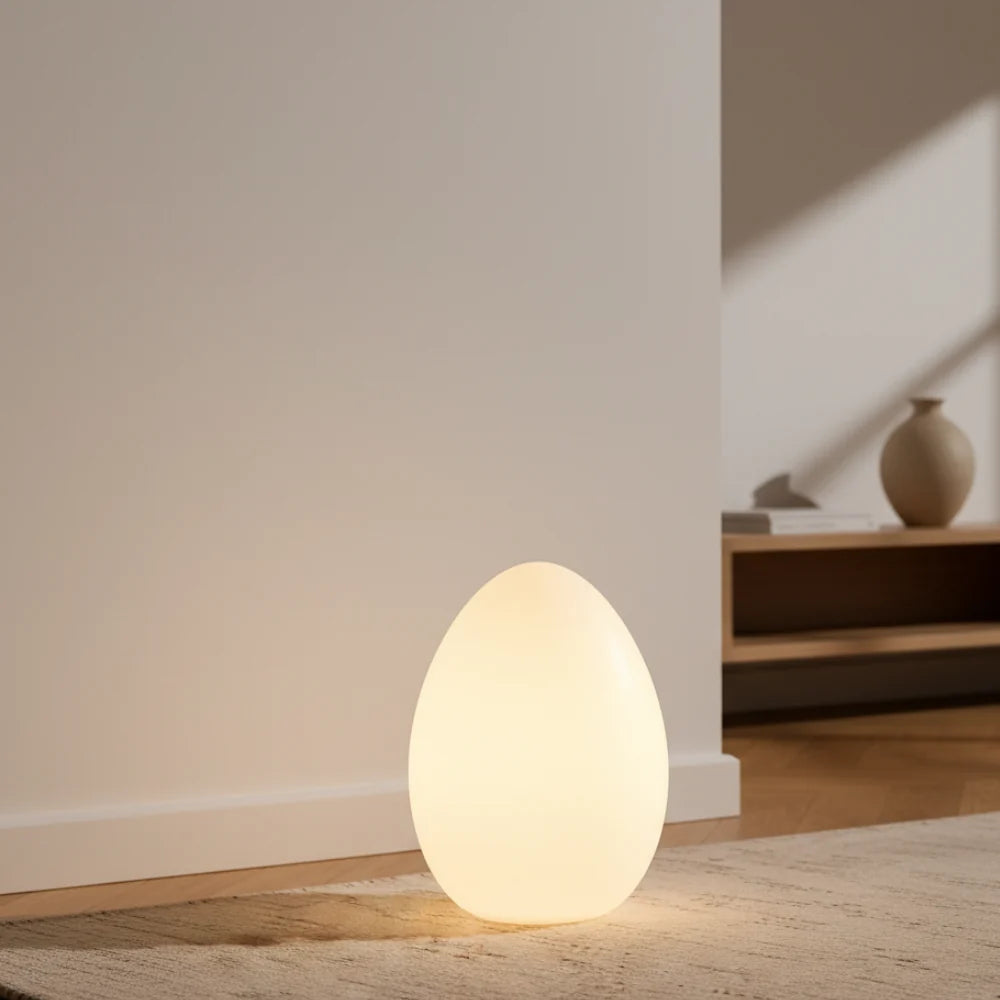 Floor Lamp | Sculptural Egg & Full‑Surface Glow | Three Sizes
