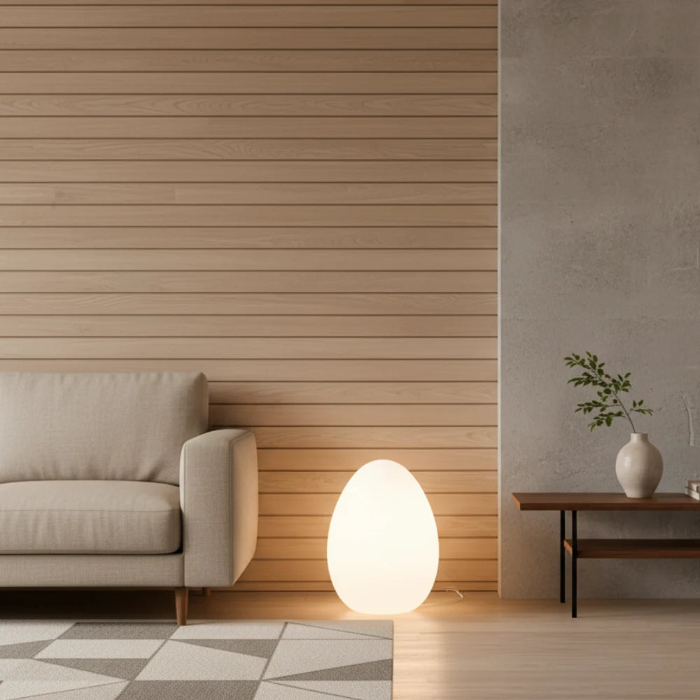 Floor Lamp | Sculptural Egg & Full‑Surface Glow | Three Sizes