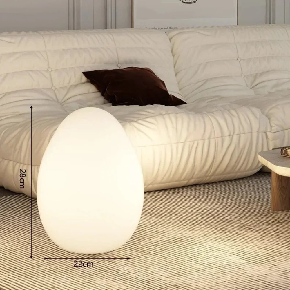 Floor Lamp | Sculptural Egg & Full‑Surface Glow | Three Sizes
