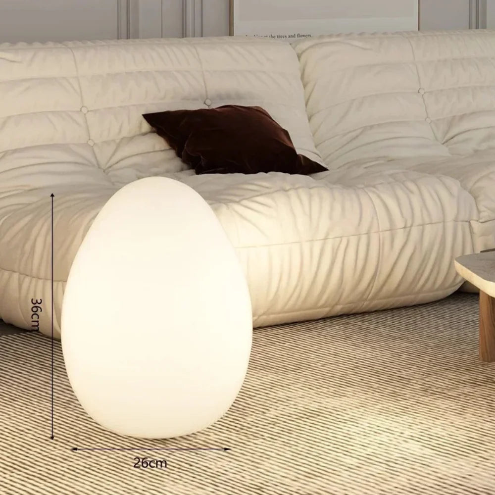 Floor Lamp | Sculptural Egg & Full‑Surface Glow | Three Sizes