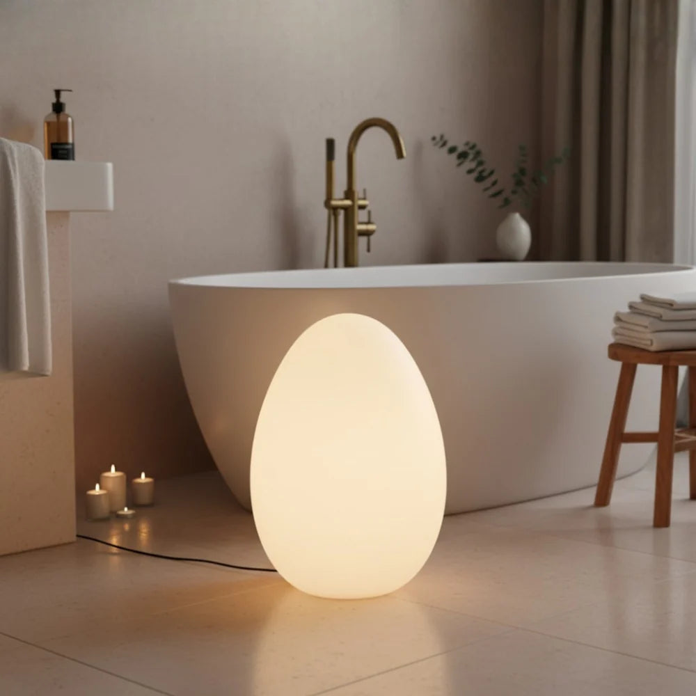 Floor Lamp | Sculptural Egg & Full‑Surface Glow | Three Sizes