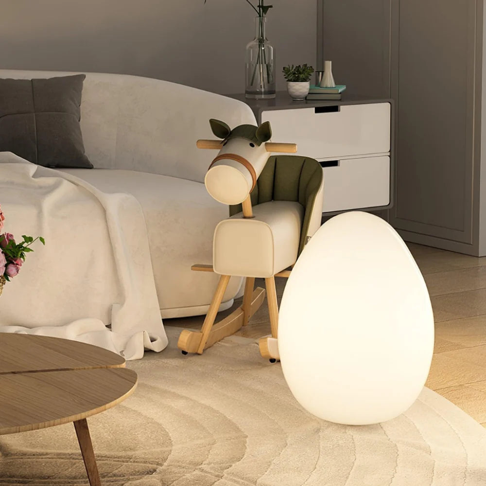 Floor Lamp | Sculptural Egg & Full‑Surface Glow | Three Sizes
