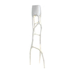 Floor Lamp | Tree Sculpture Fiberglass Body & Metal Accents