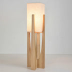 Floor Lamp | Walnut Base & Three-Color LED | Small & Large
