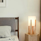 Floor Lamp | Walnut Base & Three-Color LED | Small & Large