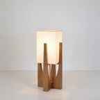 Floor Lamp | Walnut Base & Three-Color LED | Small & Large