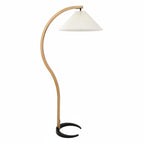 Floor Lamp | Fabric Shade & Metal Stand | 3 Color Temperatures