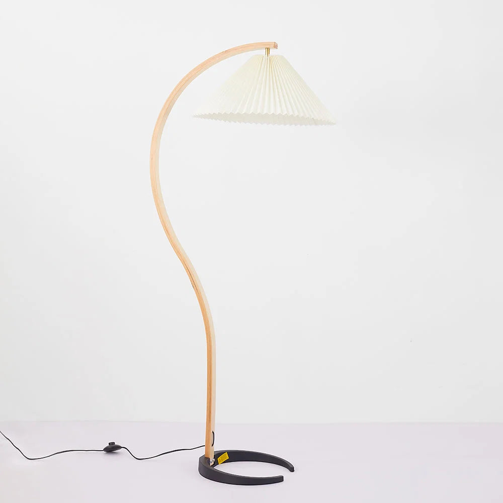 Floor Lamp | Fabric Shade & Metal Stand | 3 Color Temperatures