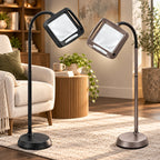 Floor Magnifying Lamp | 3x Magnification & Glare-Free LEDs | 8 x 10 In Lens