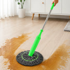 Floor Mop | 2-in-1 Quick-Dry & No-Bend Handle
