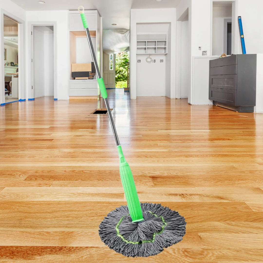 Floor Mop Kit | 2-in-1 Wash & Hands-Free Wringing