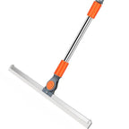 Floor Scraper Broom | Silicone Head & Squeegee | 50 cm