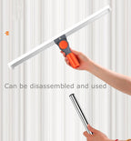 Floor Scraper Broom | Silicone Head & Squeegee | 50 cm