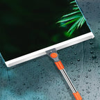 Floor Scraper Broom | Silicone Head & Squeegee | 50 cm