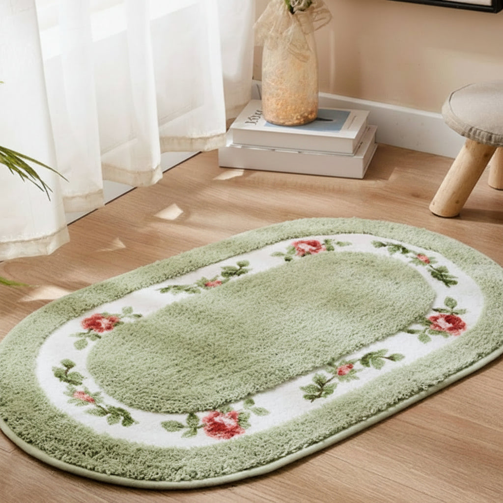 Floral Bath Mat