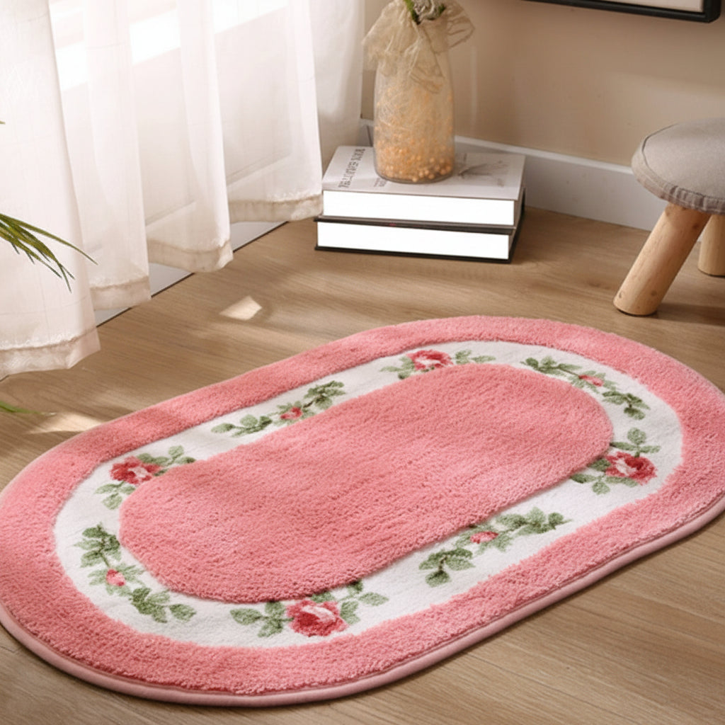 Floral Bath Mat