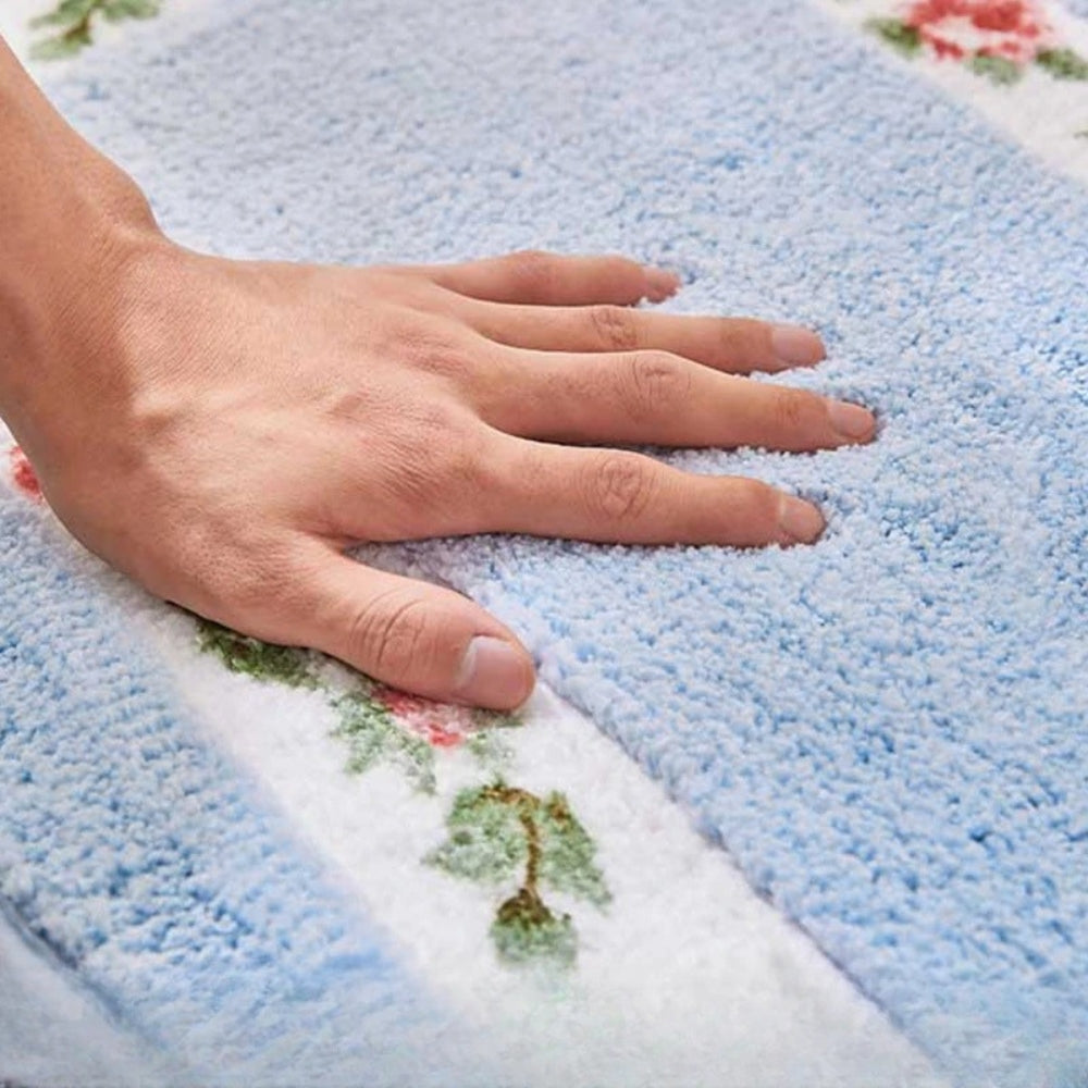 Floral Bath Mat