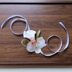 Floral Corsage | Realistic Orchid & Comfortable Wristband | Wedding & Prom