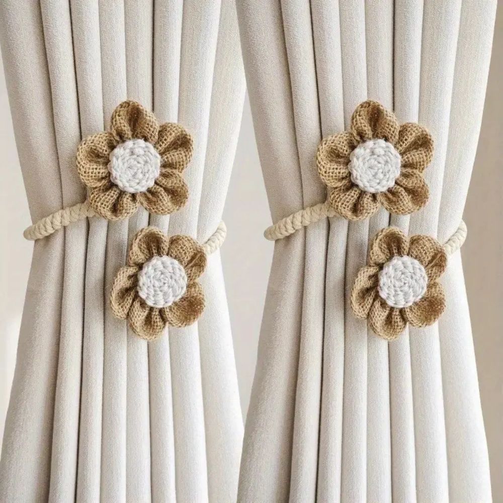 Floral Curtain Tieback
