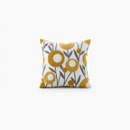 Floral Embroidered Cushion Cover