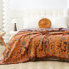 Floral Jacquard Blanket